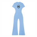 Women’s Tight Flared Leg Quarter-Zip Jumpsuit