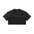 Women’s Cropped Paneled V-Neck Jersey